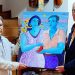 El pintor Bolumar aporta la imagen del 40 aniversario de ALCER Castalia con su obra ‘Dar y recibir’
