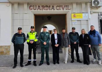 Visita a las obras del cuartel de la Guardia Civil de Segorbe en el que se ha invertido 1.339.373,49 euros