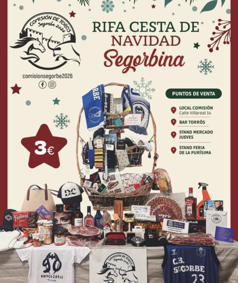 La Comisión de Toros de Segorbe ya tiene en marcha su tradicional rifa navideña