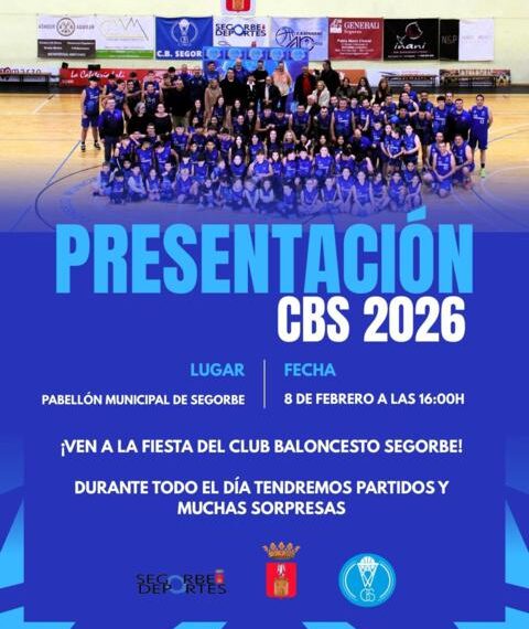 El CB Segorbe prepara una gran fiesta en el pabellón para presentar todos sus equipos de la temporada 2025/26