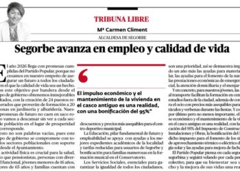 Segorbe avanza en empleo y calidad de vida