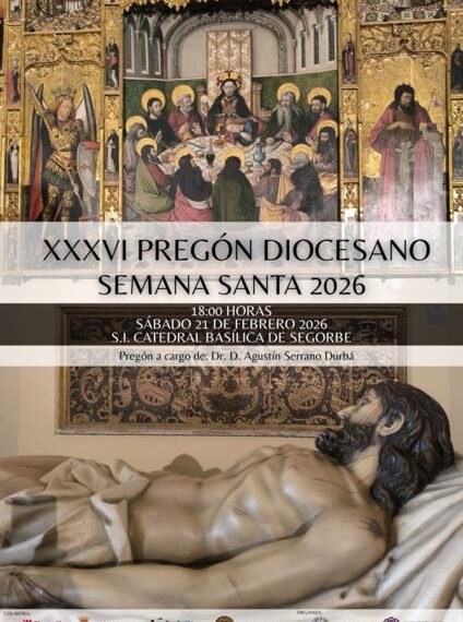 Segorbe recupera el Pregón Diocesano de Semana Santa tras 26 años de ausencia en la capital diocesana