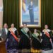 Las Reinas de Segorbe, Noelia Simón e Isabel Moya, participan en la recepción oficial de la Magdalena