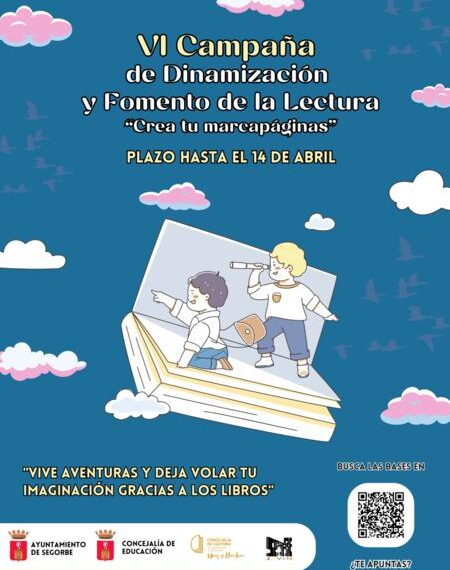 El Ayuntamiento fomenta la lectura con el VI Concurso “Crea tu marcapáginas”