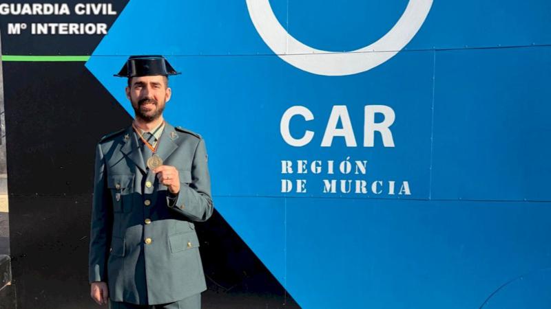 Oro para un guardia civil destinado en Segorbe en el Nacional de Taekwondo