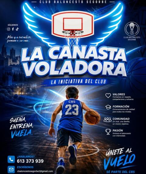 El Club Baloncesto Segorbe reactiva en mayo el proyecto “La Canasta Voladora”