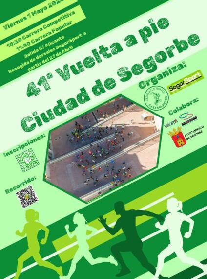 El Club Saltamontes organiza la tradicional Vuelta a pie de Segorbe el viernes 1 de mayo