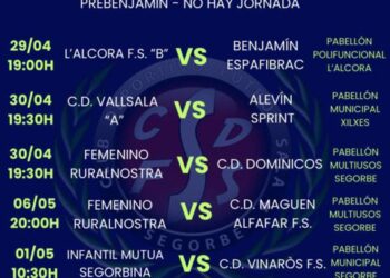 El CDFS Segorbe afronta una jornada diferente por el festivo del 1 de mayo