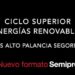 El IES Alto Palancia apuesta por las Energías Renovables con una formación orientada al empleo y al futuro
