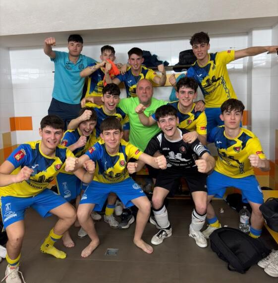 Victoria clara del Juvenil Construcciones Carrascosa Morello en San Javier (2-5)
