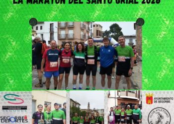 El Club Atletismo Saltamontes desafía la lluvia en la Maratón del Santo Grial