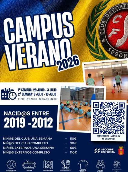El CDFS Segorbe lanza una nueva edición de su Campus de Verano con más actividades y un formato renovado
