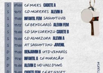 El CD Segorbe afronta un intenso fin de semana de fútbol con partidos en todas las categorías