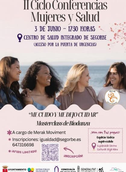 Segorbe sigue apostando por la salud y el bienestar de las mujeres con una nueva actividad del ciclo de conferencias