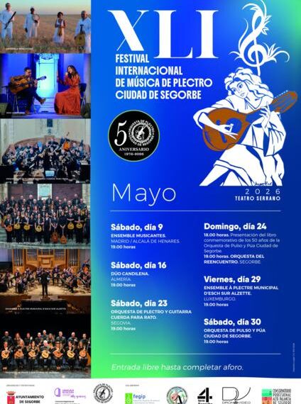 El Festival de Música Plectro de Segorbe vuelve con 40 ediciones a sus espaldas y 50 años de orquesta