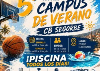 El Campus de Verano del CB Segorbe supera las 40 inscripciones y prepara su quinta edición