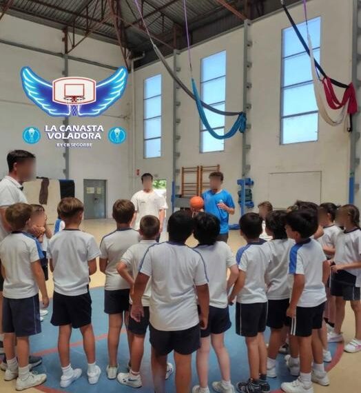La Canasta Voladora lleva el baloncesto al Colegio La Milagrosa con una semana de deporte y aprendizaje