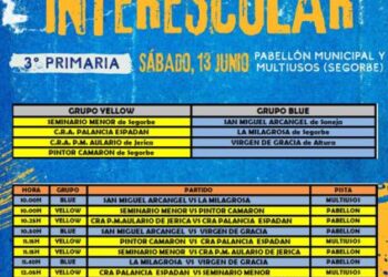 Segorbe acoge el XVI Torneo Interescolar Alto Palancia de 3ª Primaria