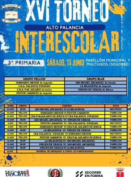 Segorbe acoge el XVI Torneo Interescolar Alto Palancia de 3ª Primaria