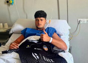 Óscar Cercos inicia su recuperación tras ser operado con éxito de la rodilla