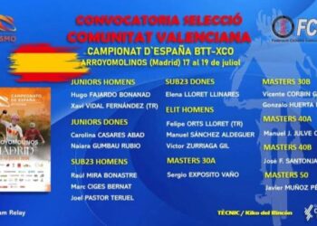 Hugo Fajardo y Javier Muñoz defenderán a la Comunitat Valenciana en el Campeonato de España de BTT-XCO