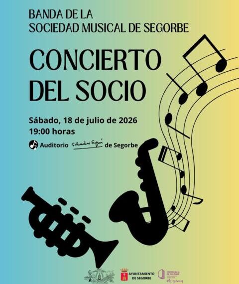 La Sociedad Musical de Segorbe celebrará el tradicional Concierto del Socio con un homenaje a sus socios más veteranos