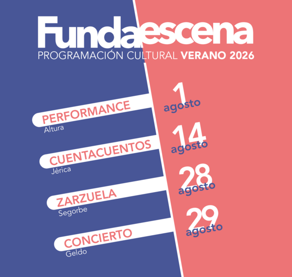 FundaEscena llevará la cultura a cuatro municipios del Alto Palancia y Alto Mijares durante el mes de agosto