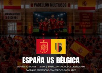 Segorbe se prepara para animar a España con una pantalla gigante en el Pabellón Multiusos