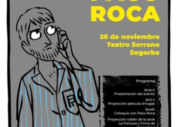 El Premio Nacional de Cómic, Paco Roca, participará en una charla coloquio en Segorbe