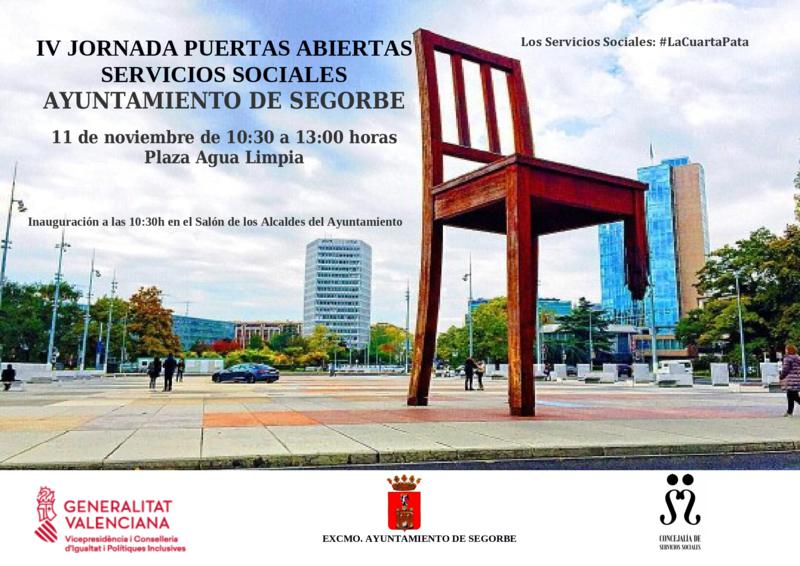 Servicios Sociales de Segorbe celebra su IV Jornada de Puertas Abiertas el 11 de noviembre