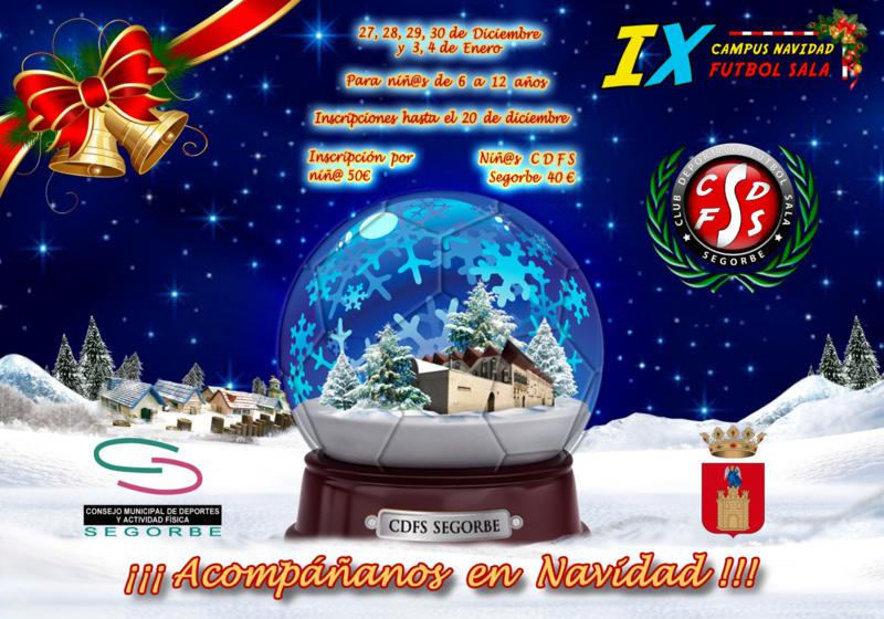 El CDFS Segorbe vuelve a programar su campus para las fiestas navideñas