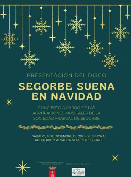 “Segorbe suena en Navidad”, nuevo disco de la Sociedad Musical