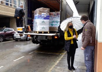Segorbe envía el material humanitario para Ucrania