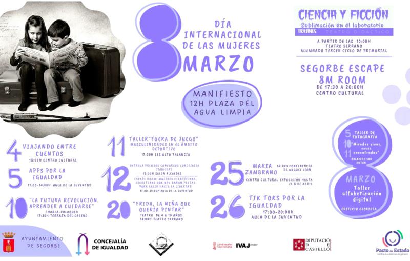 Segorbe programa numerosos actos por el Día Internacional de la Mujer