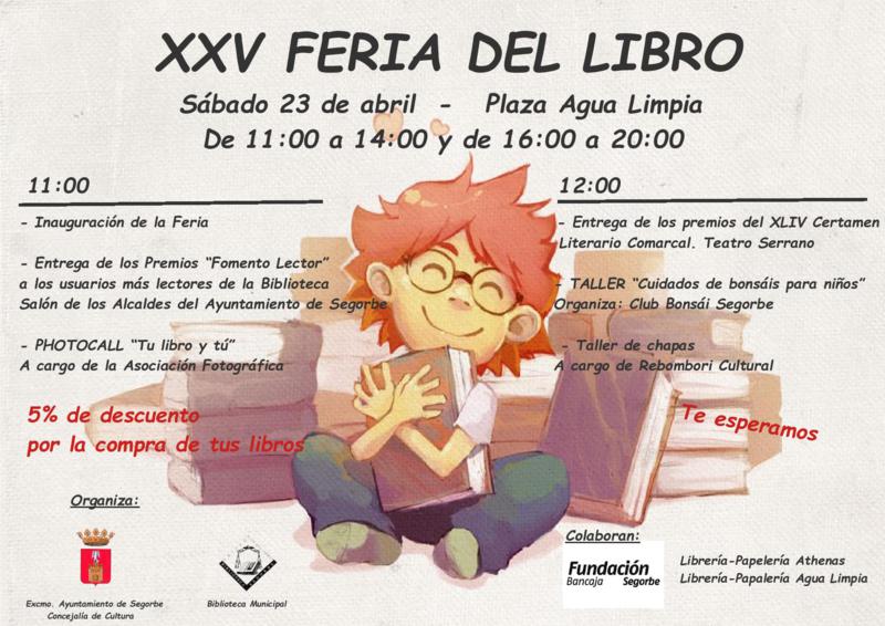 Segorbe celebrará su XXV Feria del Libro