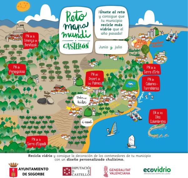 Segorbe se suma al “Reto Mapamundi” de reciclaje de vidrio