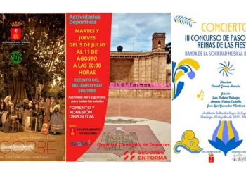 Las Fiestas de San Cristóbal y diversos actos culturales llegan a Segorbe durante el fin de semana