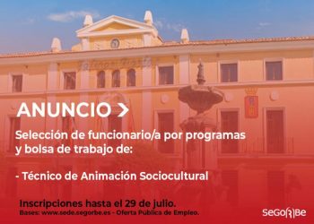 Segorbe abre la selección para cubrir un puesto de TASOC