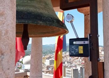 El campanario de Segorbe ya vuelve a tocar las horas y los cuartos