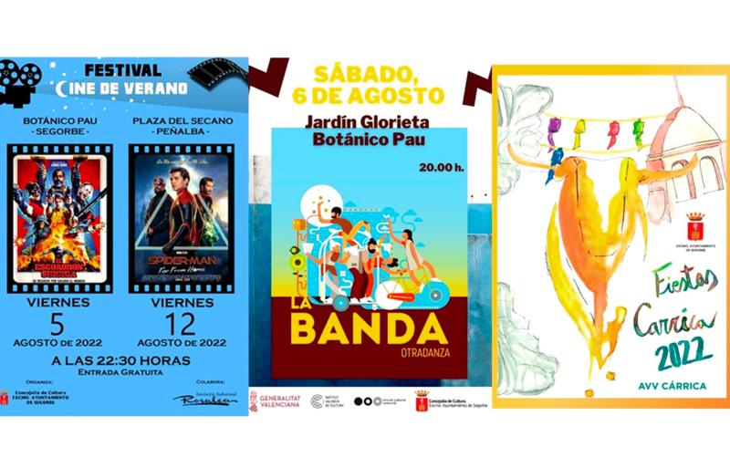Cine, danza y circo y las Fiestas de Cárrica culminan la primera semana de agosto en Segorbe