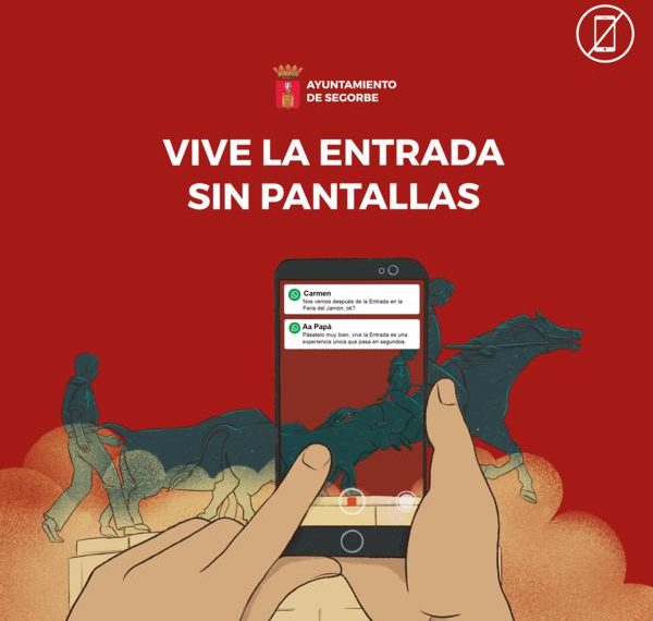 Segorbe impulsa la campaña “Vive La Entrada sin pantallas”