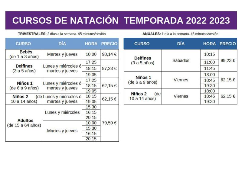 Preinscripción online para las Actividades Deportivas 2022-2023 de Segorbe