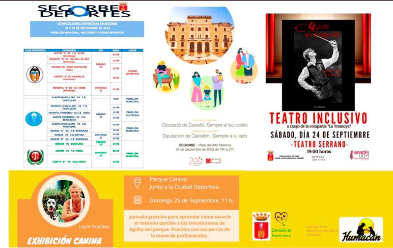 La agenda de ocio y cultura de Segorbe se retoma tras las fiestas