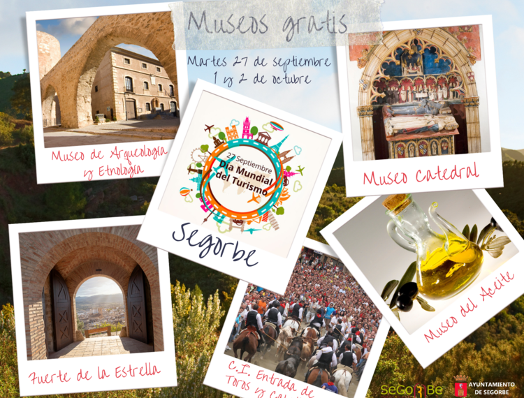 Segorbe celebra el Día Mundial del Turismo con 3 jornadas gratuitas en los museos y el Centro de la Entrada de Toros y Caballos