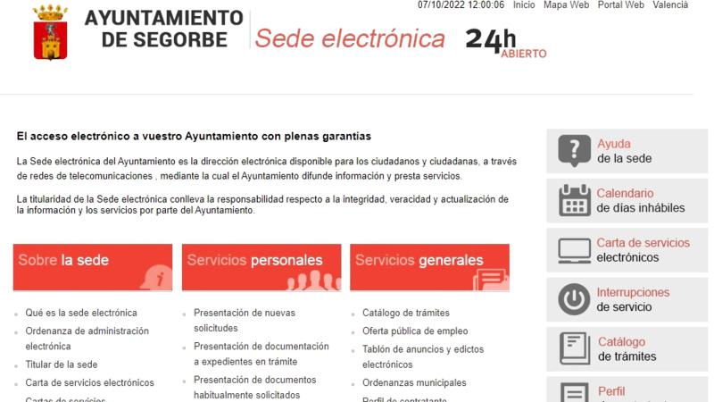 El Ayuntamiento incorpora el pago online en su sede electrónica
