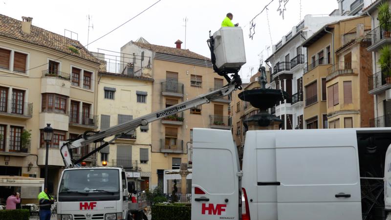 Segorbe instala la iluminación navideña con medidas de eficiencia energética