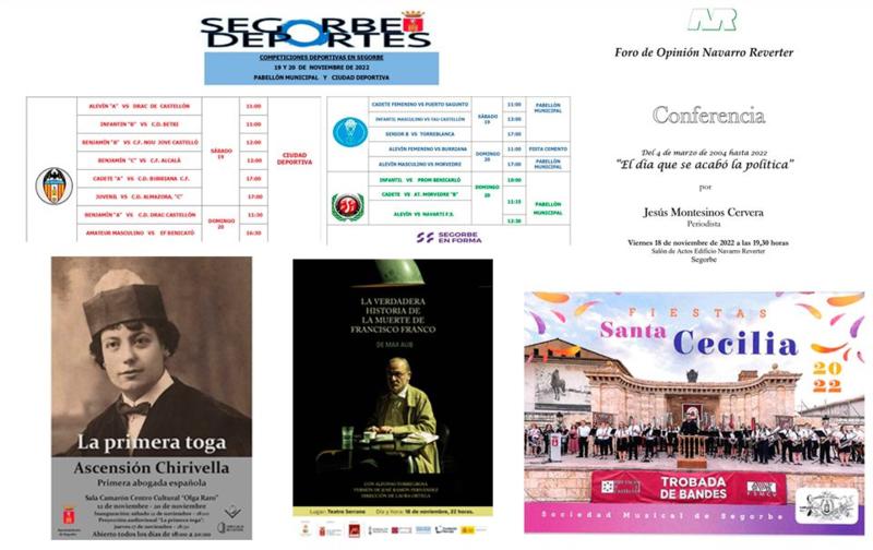 Las Fiestas de Santa Cecilia protagonizan el fin de semana en Segorbe