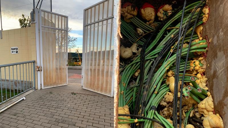 Roban cableado por valor de 20.000 euros en la Ciudad Deportiva de Segorbe