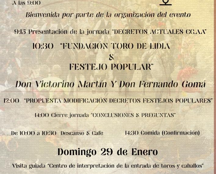 Segorbe acogerá la II Jornada de la Plataforma para la Defensa de los Festejos de Tauromaquia Tradicional
