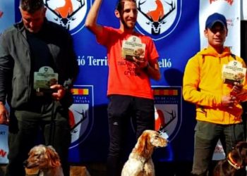 Roberto Fernández Calvo del Club Deportivo de Caza La Diana Segorbina clasificado en el Campeonato Interprovincial de Caza Menor con Perro